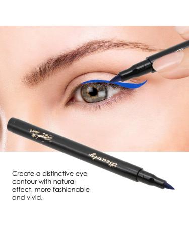 Liquid Eyeliner Pen Smudge Proof Eyeliner Long Lasting Fine Tip Eyeliner Pen for Precise Lines & Definition Precision Eyeliner Tool(Blue) - Buy Online on GoSupps.com