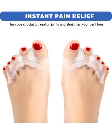 Gel Toe Separator & Stretcher for Yoga, Walking, Dancing - Bunion Relief & Toe Alignment for Women and Men - Buy Online on GoSupps.com