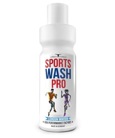 Full detergent for outdoor - sports and functional clothing with odor remover |Detergent for sports clothing |Microfiber sports detergent |Sports Wash Pro |Urban Forest (1L) (London winter)