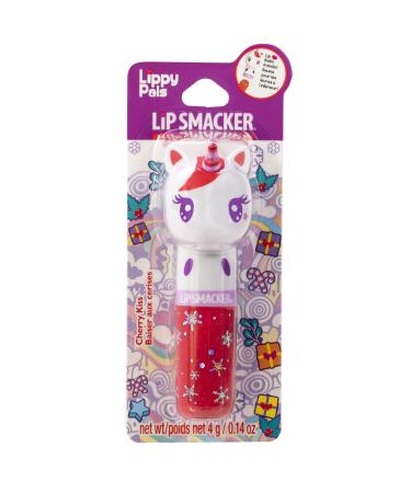 Lip Smacker Christmas Holiday Lip Balm Unicorn Lippy Pal Flavored Cherry Kiss