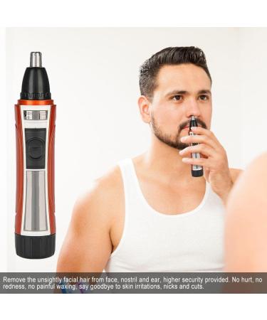 Buy Electric Nose & Ear Hair Trimmer - Men's Facial Hair Removal Epilator Tool for Smooth Skin | International Shipping Available - Buy Online on GoSupps.com