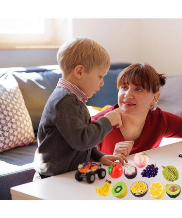 Artificial Fake Miniature Fruit Apples/Oranges/Bananas/Peach Toys Decorative Fruit Fake Accessories Decor Craft Model - Buy Online on GoSupps.com