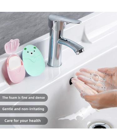 Jocxzi Paper Soap Leaves - 100 Travel Soap Sheets (2x Boxes) | Convenient & Compact for International Use - Buy Online on GoSupps.com