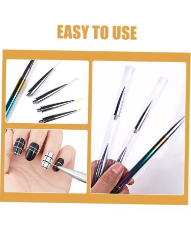 FOYTOKI 1 Set Nail Art Drawing Pen Manicure Pens Nails Brush Pen Nail Salon Supplies Nail Art Supplies Nail Art Liner Pens Salon Nail Art Tools Nail Line Pens Manicure Liner Nail Art Brush - Buy Online on GoSupps.com