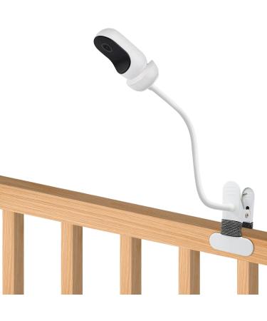 AOZTSUN Baby Monitor Mount Compatible with Owlet Cam/Duo & Owlet Cam 2 /Duo 2 and Other Baby Monitor Camera with 1/4 Threaded Hole 15.7 inches Flexible Clip Clamp Mount Long Gooseneck Arm