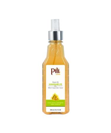 PILI Witch Hazel Facial Toner. Control Excess Oil & Shine. Natural Astringent & Facial Toner. Moisturizer for Acne Prone Skin with Refreshing Witch Hazel Hamamelis Virginiana. 8.4 oz