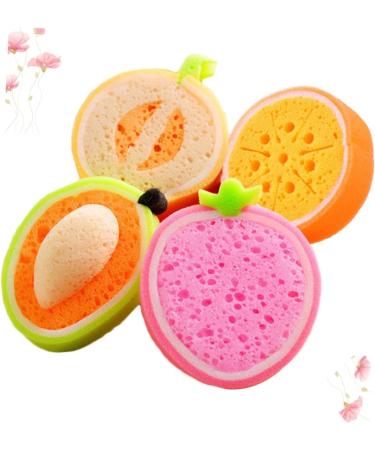 minkissy Body sponges scrubbers Body Shower Sponge Lovely Bath Tool Soft exfoliating Sponge Kids Bath sponges Kids Tools Fruits Bath Sponge Pouf Bath Sponge Lip Gloss take a Bath Tools - Buy Online on GoSupps.com