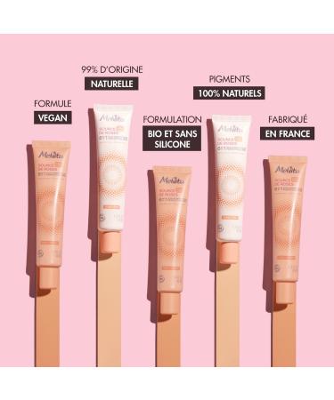Melvita BB Cr me Source de Roses Hell - 100% Natural Bio-Certified Silicone-Free | 6-in-1 Natural Coverage & Imperfection Concealer - 40ml Tube - Buy Online on GoSupps.com