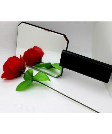 KVSERT 2X Handheld Cosmetic Mirror Barbers Beauty Hair Hairdressers Barbers Mirror Black - Buy Online on GoSupps.com
