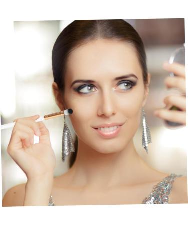 WOONEKY 10pcs Makeup Brush Eye Makeup Kit Make up Eyeshadow Brush Eye Makeup Tool Wooden Handle White - Buy Online on GoSupps.com