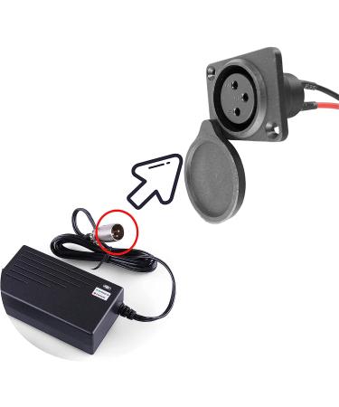 XLR Charging Port for EVO & Razor Electric Scooters | Free Connector & Cable Included - Buy Online on GoSupps.com