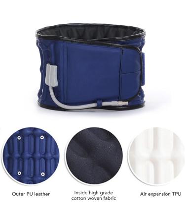 Sorandy Inflatable Lumbar Vertebrae Belt - Adjustable Compression Bandage for Lower Back Pain Relief - Lightweight & Comfortable - Blue - Buy Online on GoSupps.com