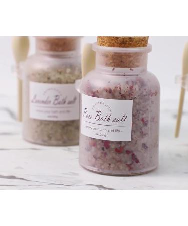 Himalayan Rose Bath Salt with Dead Sea Salt, Lavender & Bergamot Essential Oil - Stress Relief & Skin Soothing | 260g - Buy Online on GoSupps.com