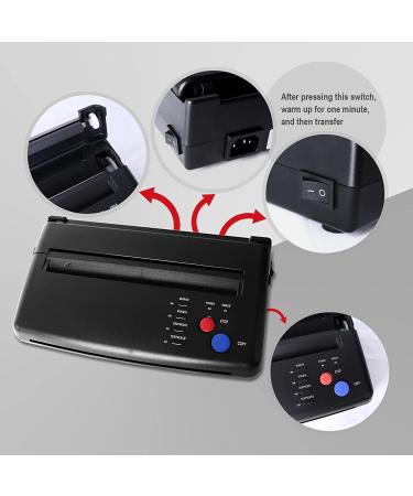 LafingKiz Tattoo Stencil Printer - Thermal Transfer Machine for Tattoo Artists - Black - Buy Online on GoSupps.com