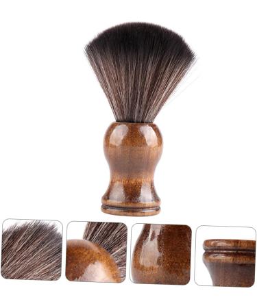 Beavorty 2 STK Men's Shaving Set - Dachshaar Razor Brush & Cream Brush with Wooden Handle | Premium Grooming for Men - Buy Online on GoSupps.com