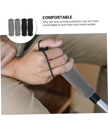 WOFASHPURET 4 Pieces Walking Aid Handle Cover Swing Car Grip Replacement Cane Handle Sponge Accessories for Bicycles Cane Grips Cane - Buy Online on GoSupps.com