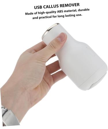 POPETPOP Electric Foot Pedicure Tools for Feet Electric Feet Care Kit Electric Pedicure Tool Lightweight Foot Care Tool USB Foot Callus Remover Electric Pedicure Kit Foot File White - Buy Online on GoSupps.com