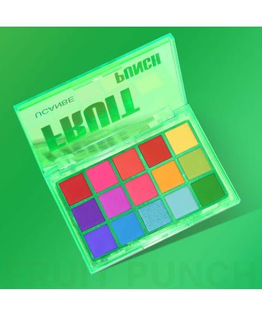 Ucanbe Fruit Punch Eyeshadow Palette - 15 Bold & Shimmering Colors | Waterproof High Color Rendering Makeup - Buy Online on GoSupps.com