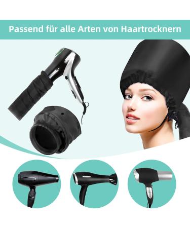 COANSEN Hair Dryer Hoods | Elastic Band Hair Dryer for Styling & Deep Care - Black - Buy Online on GoSupps.com