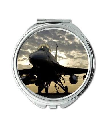 YENDOSTEEN fighter jet desktop Mirror Compact Mirror fighter definition pocket mirror portable mirror