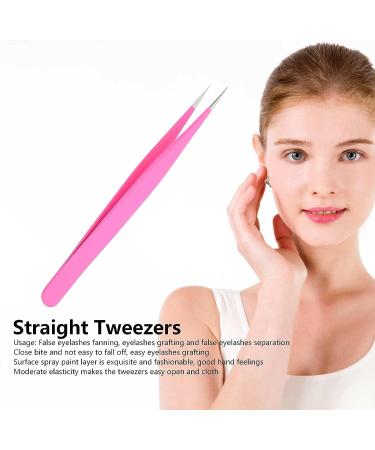 Precision Pointed Tweezers for Ingrown Hair, Splinter & Tick Removal - Ideal for Eyebrow Grooming and False Lash Application - Buy Online on GoSupps.com