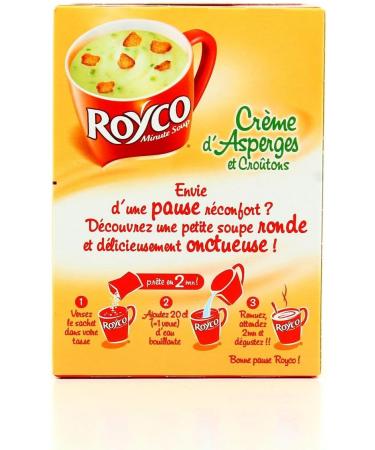  G n rique Royco Minut'Soup - Royco Minut'Soup Asparagus Cream and Croutons 60g - 60g - Pack of 4 - Sold as a Lot - Buy Online on GoSupps.com