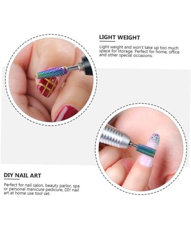 POPETPOP 1 Nail Drill Set Nail Polisher Bit Cuticle Drill Bit Nail Art Supplies Nail Grinding Tools Electric Nail File Nail File Electric Acrylic Nail Bit Tungsten Steel Hard Polishing File 5.1x0.7cm As Shown - Buy Online on GoSupps.com