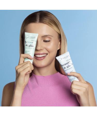 EVELINE Beauty&Glow Keep Balance! Detoxifying Cream Mattifying Suitable for Vegans Softening Soothing Cleansing Antioxidant Smoothing 99% Natural Ingredients 75 ml - Buy Online on GoSupps.com
