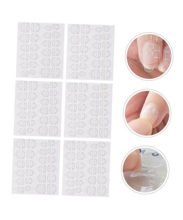 POPETPOP 20 Sheets Double Sided Adhesive Nail Stickers Fake Nails False Nails Adhesive Manicure Stickers Transparent Adhesive Waterproof Stickers Tabs Nail Adhesive Sticker Nails Detachable - Buy Online on GoSupps.com