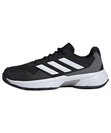 adidas Men's Courtjam Control Sneaker 40 2/3 EU Core Black Cloud White Grey Four