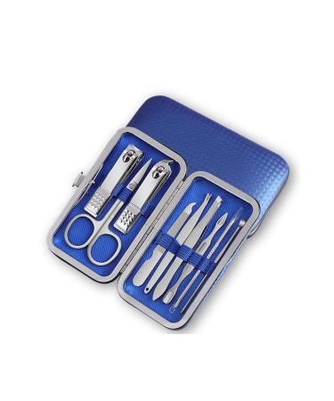 Nail Clipper Set 9 Piece Set of Nail Clippers Set Manicure Set Personal Care Set Decoration Foot Set Beauty Set for Male and Female Friends Nail Clipper Kit (Color : Black-9 Piece Set)