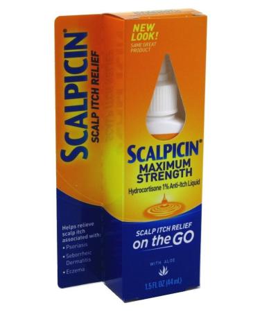 Scalpicin Maximum Strength Anti-Itch Clear Liquid 6 Count