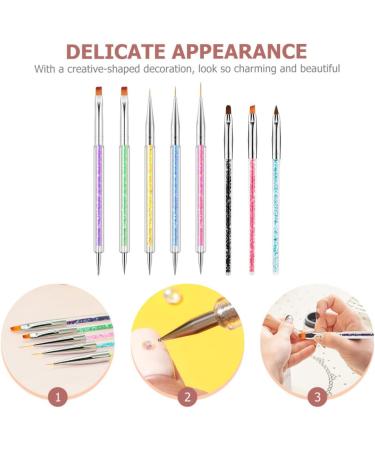 minkissy 2 Sets Nail Pen Nail Tech Accessories Nail Art Liner Brush Nail Painting Tools Nails Kits Dotting Pen Wear- Resistant Nail Art Pen Gel for Nails Nail Gel 3d Qiu Ju Household Abs - Buy Online on GoSupps.com