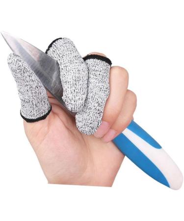 Buy 4 Pairs Cut Resistant Gloves - Reusable Finger Cots & Thumb Protectors for Safe Carving | International Shipping Available - Buy Online on GoSupps.com