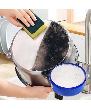 Versatile Stainless Steel Cleaning Paste - Kitchen Pot Cleaning Paste Stainless Steel Clean Wax Stainless Steel Cleaner and Metal Polish for Kitchen Appliances Sinks Cookware 2pc - Buy Online on GoSupps.com