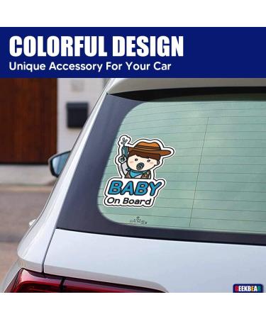Baby on Board Car Sign - Cowboy Design for Safety and Style - Buy Online on GoSupps.com