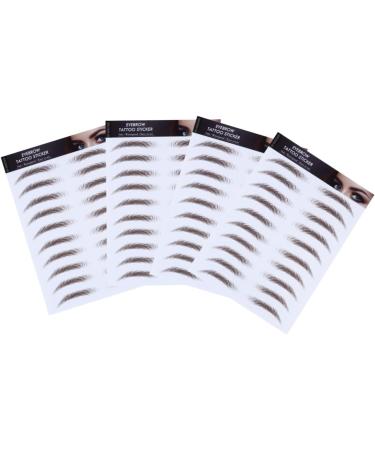 FOMIYES 8 Pcs Eyebrow Stickers Waterproof Stickers False Eyebrows Cosmetics 6d Hair-like Eyebrows Stickers - Buy Online on GoSupps.com