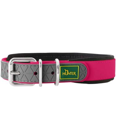 HUNTER CONVENIENCE COMFORT dog collar plastic material neoprene 40 S raspberry raspberry 40 S