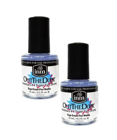 2 X Out The Door Number 1 Super Fast Drying Nail Top Coat For Nail | size 0.5 fl oz