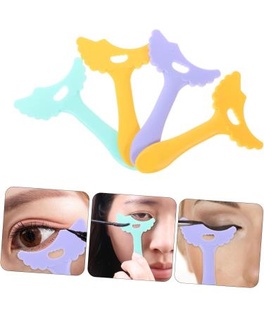 Hemobllo 4pi ces Pochoirs Silicone Pour Eyeliner Et Applicateurs De Mascara Outils De Maquillage R utilisables Pour Femmes - Buy Online on GoSupps.com