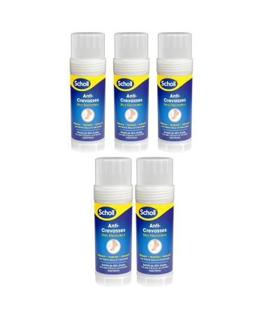 SCHOLL Pack of 5 Crack Repair Sticks - Repairs, Moisturizes and Softens Dry Heels