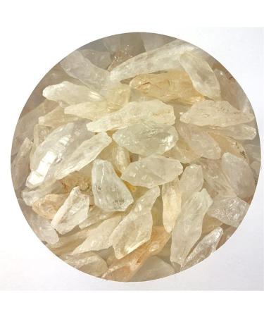 Stone Crafts 100g Natural White Quartz Crystal Stone Rock Chips Specimen Quartz Crystals Natural Stones Natural Luster - Buy Online on GoSupps.com