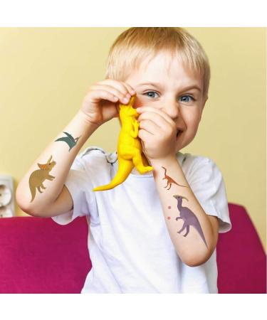 Mocossmy Dinosaur Temporary Tattoos for Kids - 9 Sheets, Waterproof Fake Tattoos for Boys & Girls, Ocean Themed Party Favor & DIY Crafts - Buy Online on GoSupps.com