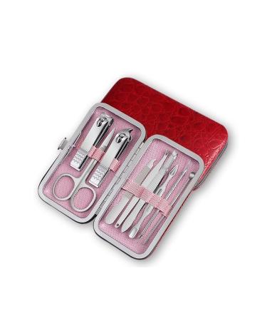 Nail Clippers Set 9 Piece Nail Clipper Set Manicure Personal Care Tool Set Foot Collection Set for Male and Female Friends Use Set (Color : C)