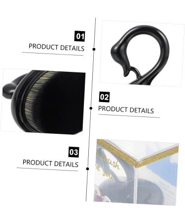 Angoily Makeup Brush Pressed Powder Brush Loose Powder Brush Liquid Powder Foundation Brush Cosmetic Brush Face Brush Makeup Foundation Do Not Eat Powder Polishing Powder Plastic - Buy Online on GoSupps.com