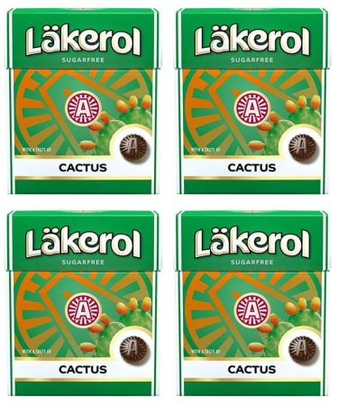Cloetta Lakerol Sugar Free pastilles 4 Des boites of 25g