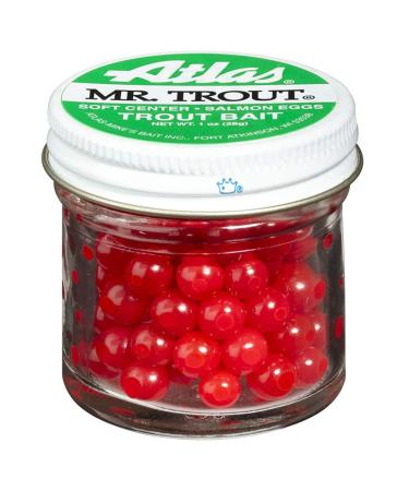 Atlast Fishing Bait Mr. Trout Salmon Eggs Red