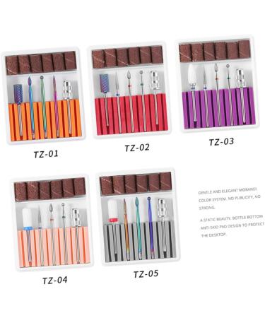 Ipetboom 1 Set Faux Nails Artificial Nails Herramientas Para U as Manicure Tool Esterilizador De Manicure Nail Drill Bits Electric Manicure Nail File Tungsten Steel Grinding Head Purple - Buy Online on GoSupps.com