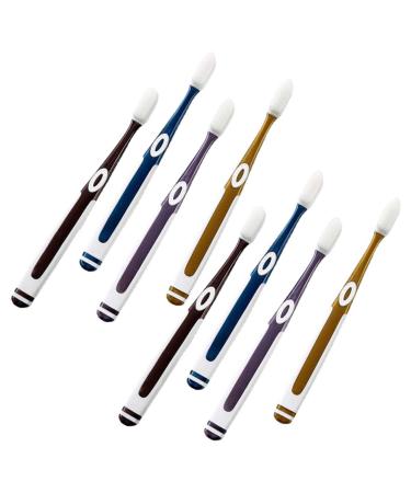 Doitool 8st nano toothbrush toothbrush with soft bristle toothbrush sensitive teeth toothbrush travel toothbrush Camping accessories travel accessories TRAY Delivery handbook TPU