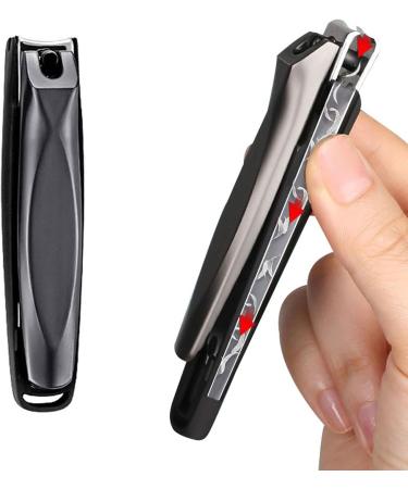 SVAASA Nail Clippers Professional Stainless Steel Nail Clippers Anti-Splash Fingernail Cutting Trimmer Toenail Scissors Nippers Plier Manicure Tools - Buy Online on GoSupps.com